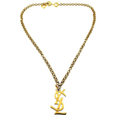 ysl pendant necklace|ysl necklace women's.